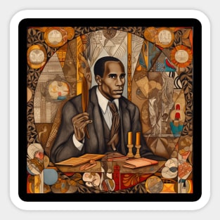 Frantz Fanon drawing Sticker